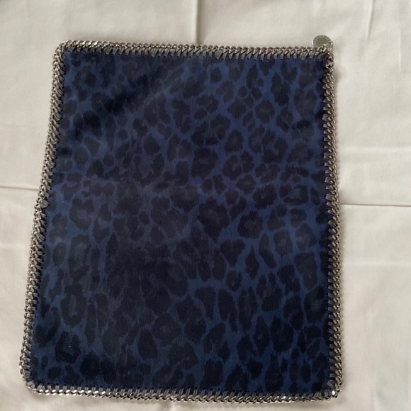 $1295 Stella McCartney blue and black Falabella animal clutch - Picture 5 of 5